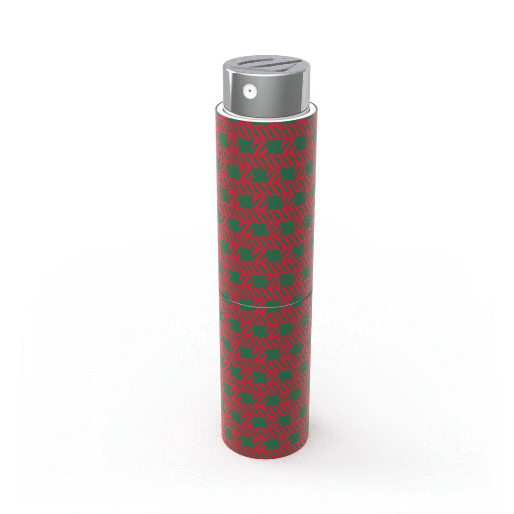 Cover profumo tascabile Monogram Rope - Rosso e verde