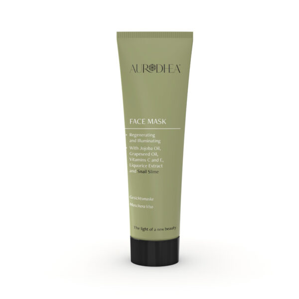 Maschera viso illuminante e schiarente alla Bava di Lumaca