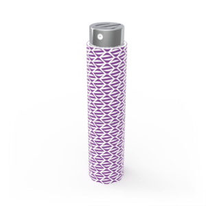 Cover profumo tascabile Monogram - Viola e bianco