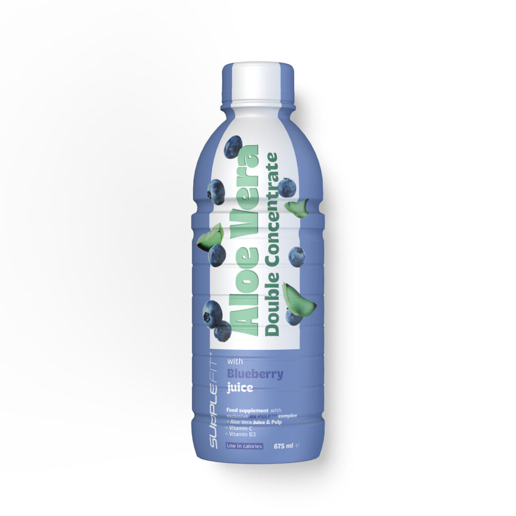 ALOE VERA succo e polpa con succo di Mirtillo - 675 ml