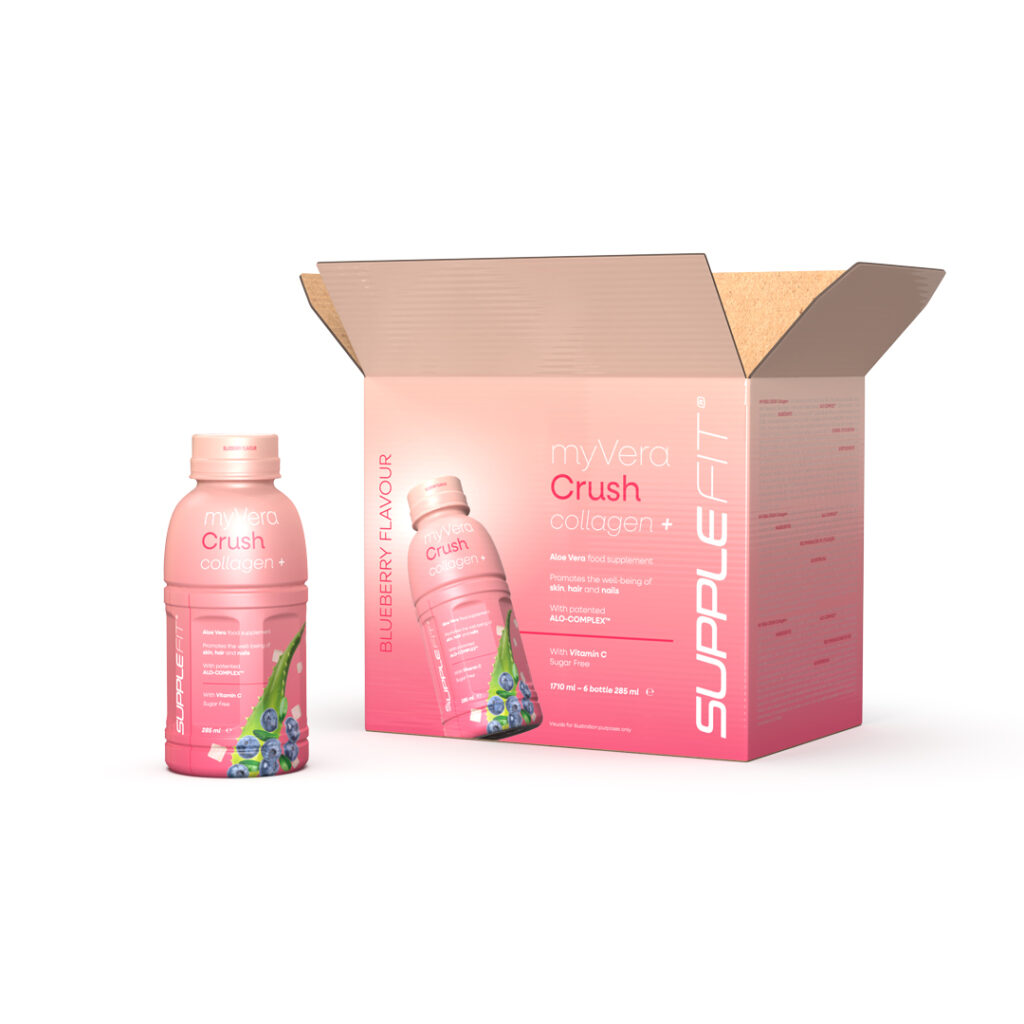 MYVERA CRUSH Collagen integratore alimentare in bottiglie monodose