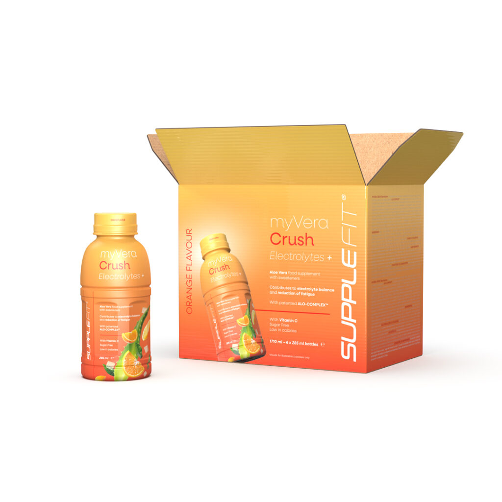 MYVERA CRUSH Electrolytes + Integratore alimentare con edulcoranti