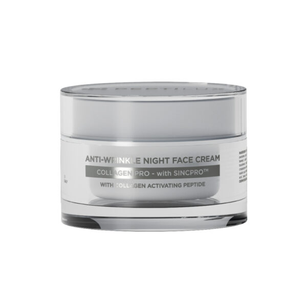Peptilux - Crema viso notte antirughe 'Collagen Pro' con SINCPRO