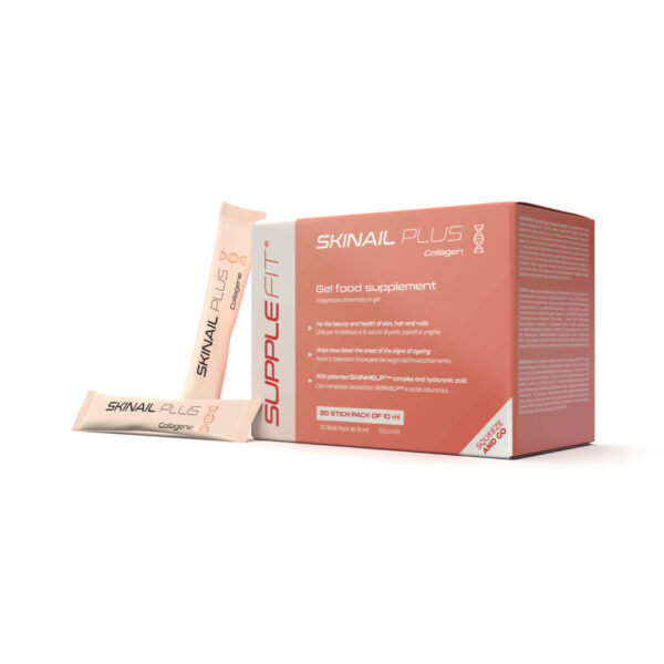 SKINAIL PLUS - Integratore alimentare in gel per pelle, capelli e unghie - 300 ml